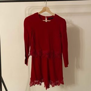 Zara long sleeve romper. Size small. Like new.